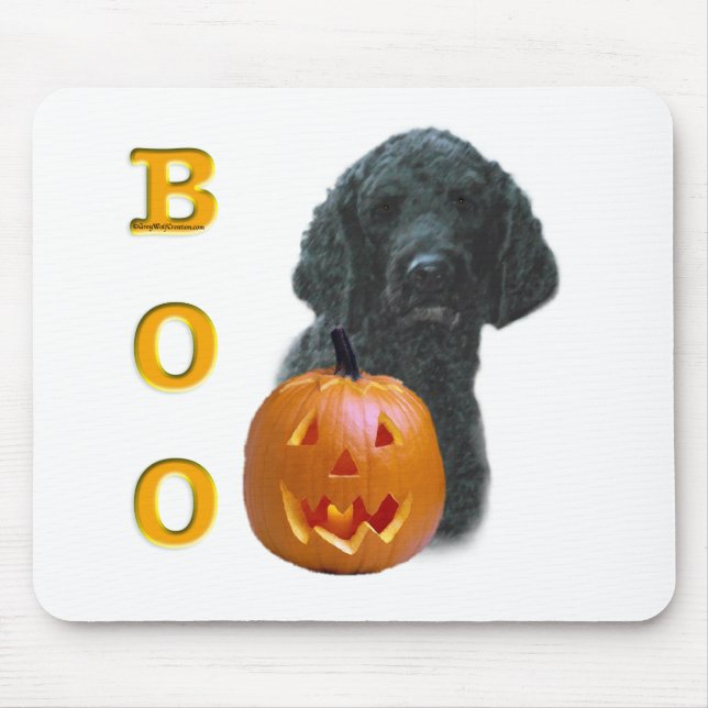 Poodle (Black Coated) Boo Mouse Pad (Front)