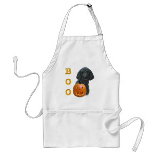 Poodle (Black Coated) Boo Standard Apron