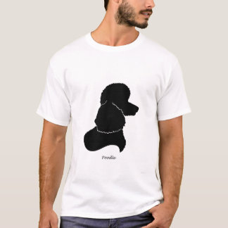Poodle - black Silhouette T-Shirt