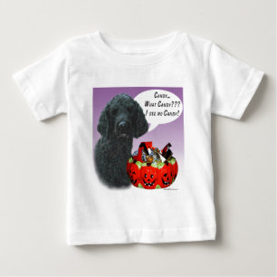 Poodle (blk) Halloween Candy Baby T-Shirt