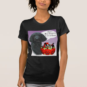 Poodle (blk) Halloween Candy T-Shirt