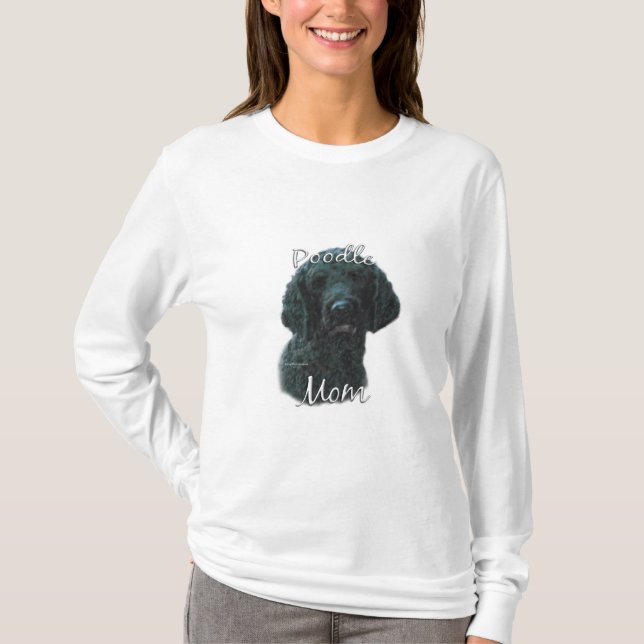 Poodle (blk) Mum 2 T-Shirt (Front)