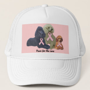 Poodle  Breast Cancer Hat