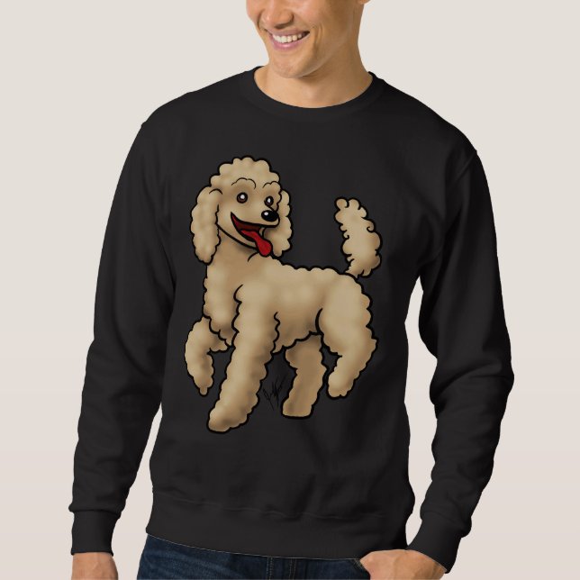 Poodle  Brown Sweatshirt (Front)
