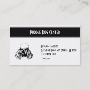 Poodle Business Card