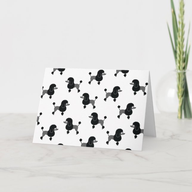 Poodle Card (Front)