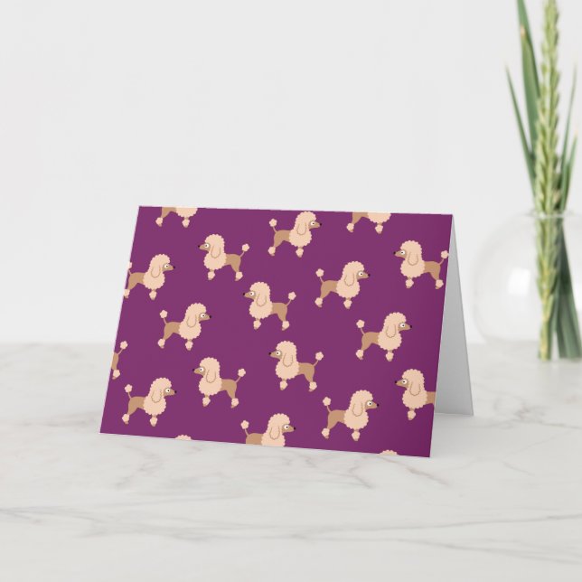 Poodle Card (Front)
