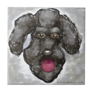 Poodle Ceramic Tile