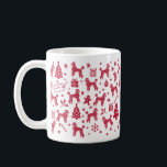 Poodle Christmas Design Coffee Mug<br><div class="desc">Get into the festive spirit with our "Christmas Poodle" design. This delightful design mug is a must-have addition to your Christmas décor collection or a thoughtful gift for any Poodle lover. Spread joy and warmth this holiday season with this beautifully themed mug!</div>