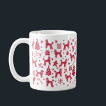 Poodle Christmas Design Coffee Mug<br><div class="desc">Get into the festive spirit with our "Christmas Poodle" design. This delightful design mug is a must-have addition to your Christmas décor collection or a thoughtful gift for any Poodle lover. Spread joy and warmth this holiday season with this beautifully themed mug!</div>