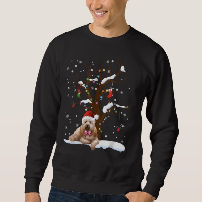 Poodle Christmas Funny Christmas Gifts Dog Lover   Sweatshirt (Front)