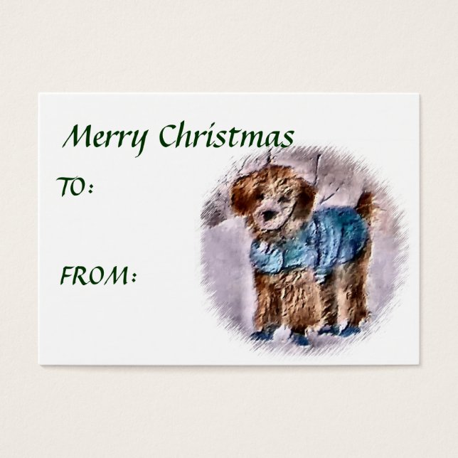 Poodle Christmas Gifts (Front)