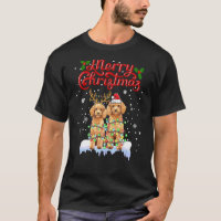 Poodle Christmas Lights Matching Family Xmas Dog 1