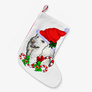 Poodle Christmas Small Christmas Stocking