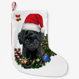 Poodle Christmas Small Christmas Stocking