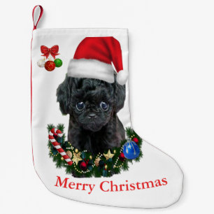Poodle Christmas Small Christmas Stocking