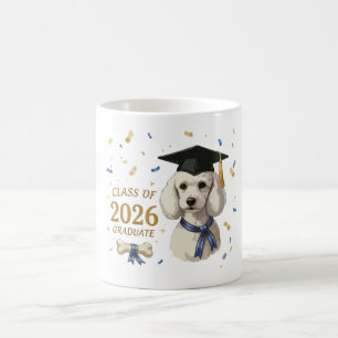 Poodle Class of 2026 Graduation Coffee Mug