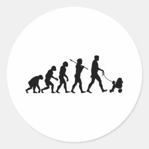 Poodle Classic Round Sticker