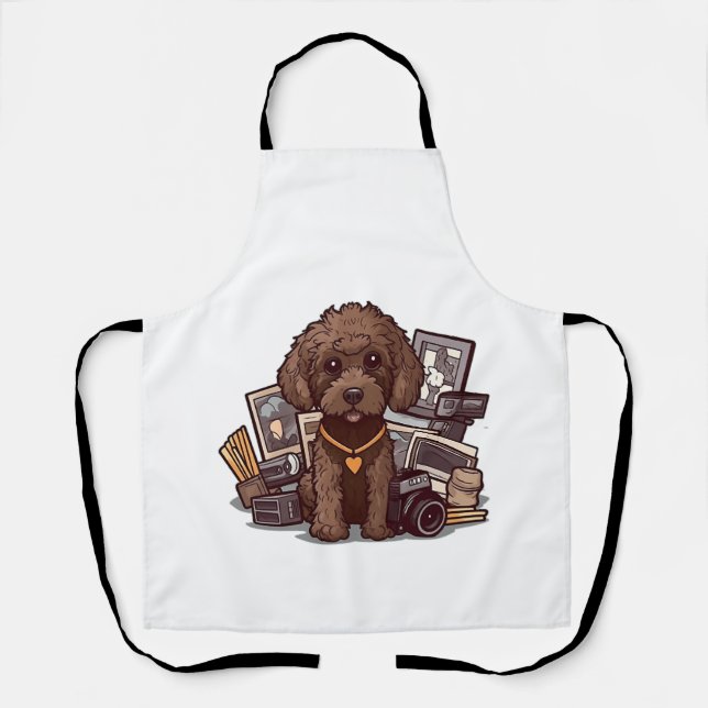 Poodle Copy Copy Apron (Front)