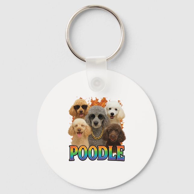 Poodle Copy Key Ring (Front)