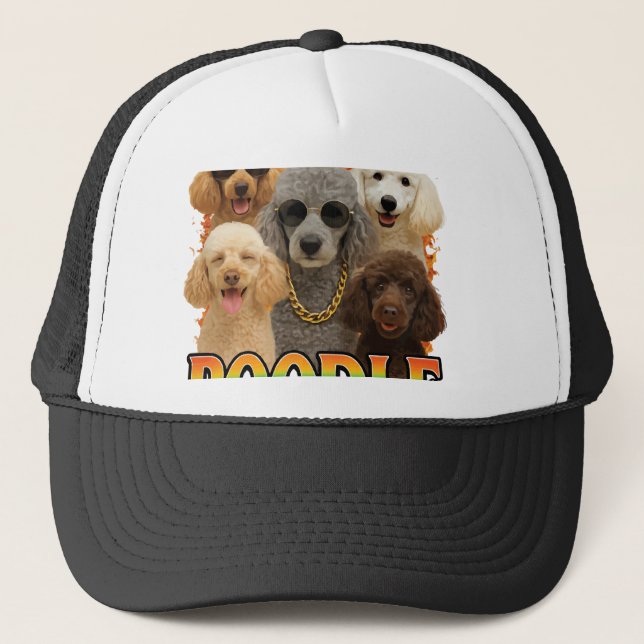 Poodle Copy Trucker Hat (Front)