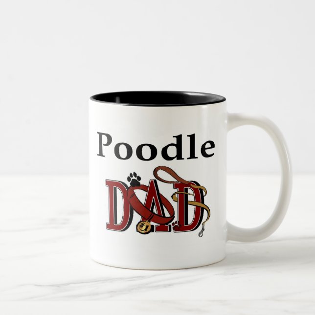 Poodle Dad Mug (Right)
