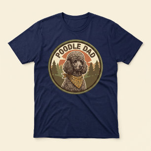 Poodle Dad Tri-blend Tee   Doodle Dog Dad Gift
