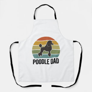 Poodle Dad Vintage Sunset Dog Lover Design_1 Apron