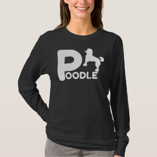 Poodle Design Pet Lover Owner Dog Gift Idea for T-Shirt