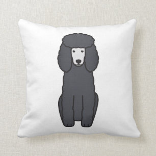 Poodle Dog Cartoon Cushion