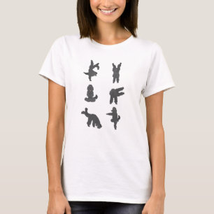 Poodle dog doing yoga T-Shirt