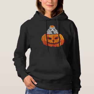 Poodle Dog Happy Halloween Pumpkin Hoodie