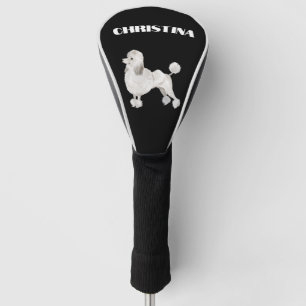 Poodle Dog Lover Black Personal Golf Head Cover