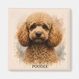 Poodle Dog Lover Gift Magnet