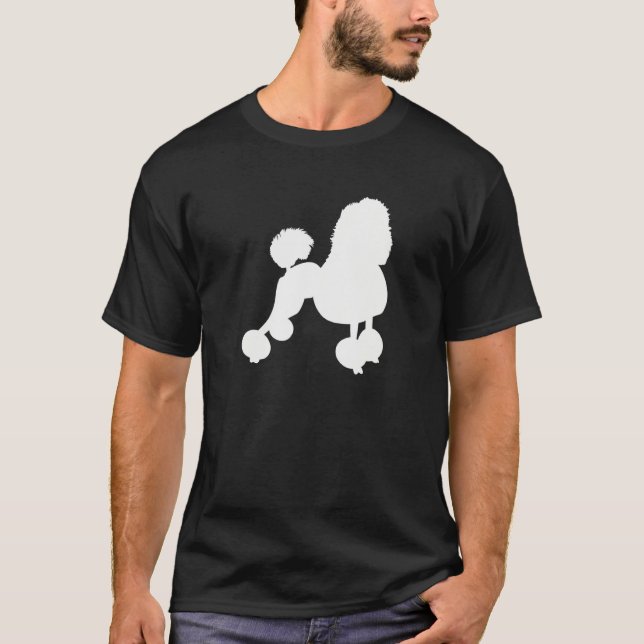 Poodle Dog  Mom Dad Pet Cute  Puppy T-Shirt (Front)