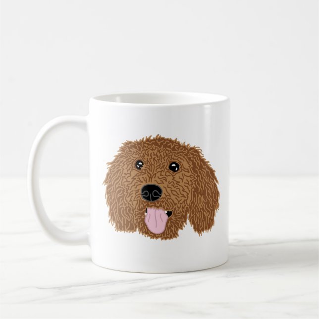 Poodle Dog Mum Mug (Left)