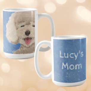Poodle Dog Mum Mug Custom Name Cute Pet Gift