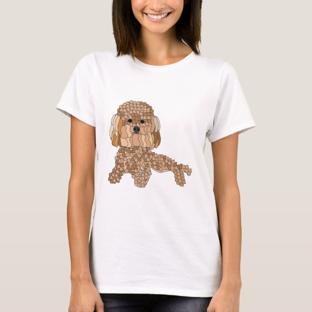 Poodle Dog Mum T-Shirt (Front)