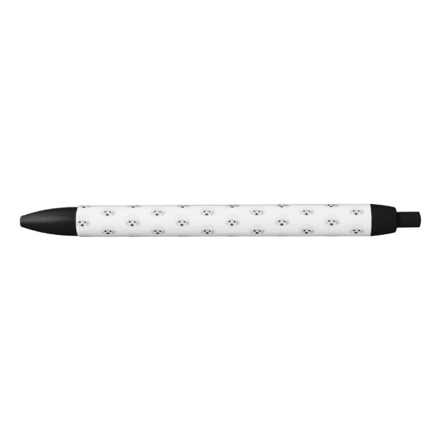 Poodle dog _ pattern  black ink pen (Front)