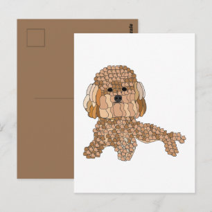 Poodle Dog Postcard