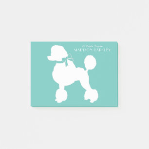 Poodle Dog Puppy Post-it Notes