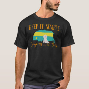Poodle Dog Rv Camping Dog Lover Gift T-Shirt