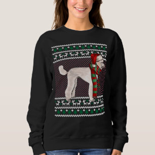 Poodle Dog Santa Ugly Christmas Sweatshirt