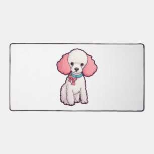 Poodle Dog Super Cute Desk Mat