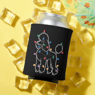 Poodle Dogs Tree Christmas Xmas Pet Animal Dog  Can Cooler