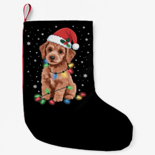 Poodle Dogs Tree Christmas Xmas Pet Animal Dog Small Christmas Stocking