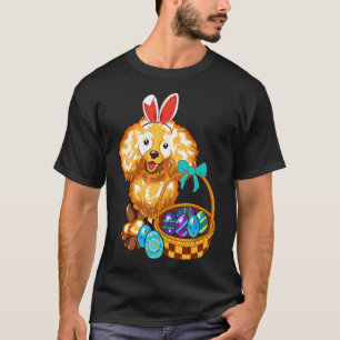 Poodle Easter Holiday Bunny Ears And Eggs T-Shirt