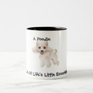 Poodle Essentials Two-Tone Coffee Mug