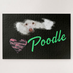 Poodle Eyes Solid Colour 1000 piece Jigsaw Puzzle