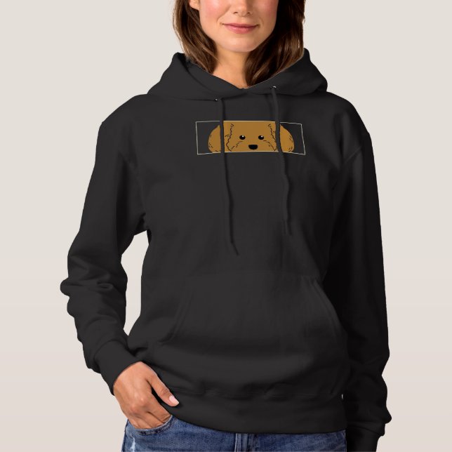 Poodle Face Hoodie (Front)